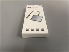 USB C to Dual HDMI Adapter 4K@30Hz,  USB C Hub with 2xHDMI, USB 3.0, 100W PD, USB-C to HDMI Splitter Extended Display for Windows(MST), macOS(Only SST), Compatible with MacBook Pro/Air, Dell XPS