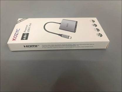 USB C to Dual HDMI Adapter 4K@30Hz,  USB C Hub with 2xHDMI, USB 3.0, 100W PD, USB-C to HDMI Splitter Extended Display for Windows(MST), macOS(Only SST), Compatible with MacBook Pro/Air, Dell XPS