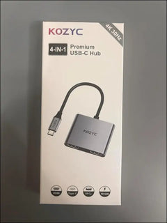 USB C to Dual HDMI Adapter 4K@30Hz,  USB C Hub with 2xHDMI, USB 3.0, 100W PD, USB-C to HDMI Splitter Extended Display for Windows(MST), macOS(Only SST), Compatible with MacBook Pro/Air, Dell XPS