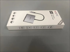 USB C to Dual HDMI Adapter 4K@30Hz,  USB C Hub with 2xHDMI, USB 3.0, 100W PD, USB-C to HDMI Splitter Extended Display for Windows(MST), macOS(Only SST), Compatible with MacBook Pro/Air, Dell XPS