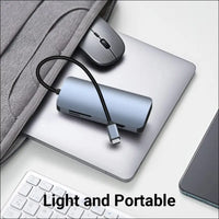 USB C to Dual HDMI Adapter, 8 in 1 USB C Docking Station Dual Monitor USB C Adapter with 2 HDMI, 3 USB 3.0, SD/TF, PD 100W, USB C Hub Dual HDMI Adapter for MacBook Pro, XPS, iPad Pro