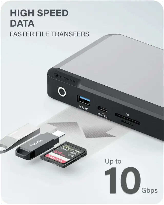 USB-C Triple 4K Docking Station with 100 W Power Delivery
