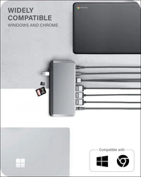 USB-C Triple 4K Docking Station with 100 W Power Delivery