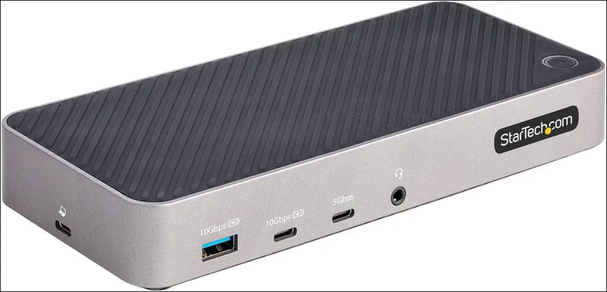 USB-C Triple Monitor Docking Station - HDMI/DP Triple 4k USB C Dock - 5X USB Hub - GbE - 100W PD - Universal Multi Monitor Docking Station - Thunderbolt 3/4 Compatible (116U-USBC-DOCK)