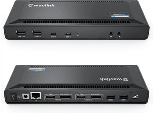 USB C Universal Docking Station with 100W Charging, Single 5K/Dual 4K@60Hz Display USB C Dock with 2xDisplayPort 1.2, 2xHDMI 2.0, 6 USB 3.0, Gigabit