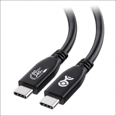 [USB-IF Certified]  80Gbps USB4 Cable - 1.2M, USB 4 Cable Supports [8K@120Hz / 4K@480Hz Video, 240W Charging, 80Gbps Data Transfer], Compatible with Thunderbolt 5/4, Macbook, Black