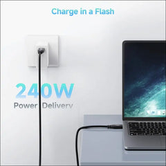 [USB-IF Certified]  80Gbps USB4 Cable - 1.2M, USB 4 Cable Supports [8K@120Hz / 4K@480Hz Video, 240W Charging, 80Gbps Data Transfer], Compatible with Thunderbolt 5/4, Macbook, Black