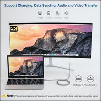 USB Type C Extension Cable 2M,USB-C 3.1 Gen2 10Gbps Female Male Extended Adapter,Thunderbolt 3 Extender Cord for Magsafe Charger,Iphone 16 15 14 13 12 Pro,Macbook,Ipad 10 Air 4 5 Mini 6