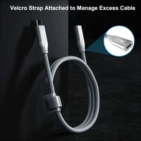 USB Type C Extension Cable 2M,USB-C 3.1 Gen2 10Gbps Female Male Extended Adapter,Thunderbolt 3 Extender Cord for Magsafe Charger,Iphone 16 15 14 13 12 Pro,Macbook,Ipad 10 Air 4 5 Mini 6