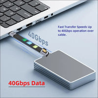 USB4 40Gbps 240W USB-C Male to Male Type-C 100W 8K Flat Slim FPC Data Low Profile Angled Cable for Laptop Phone 13Cm