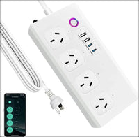 UseeLink WiFi Smart Power Strip, Power Board with 4 Outlets and 2 USB Ports & 2 Type C, Timer Schedule,Voice & APP Remote Control, Compatible with Alexa & Google Assistant,1.5m...