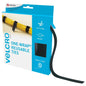 Velcro One-Wrap Multi-Purpose Ties, Black, 15m