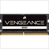 CORSAIR Vengeance DDR5 SODIMM 32GB (1x32GB) DDR5 5200MHz C44 Compatible with Nearly Any Intel and AMD System, Easy Installation, Faster Load Times, XMP 3.0 - Black...