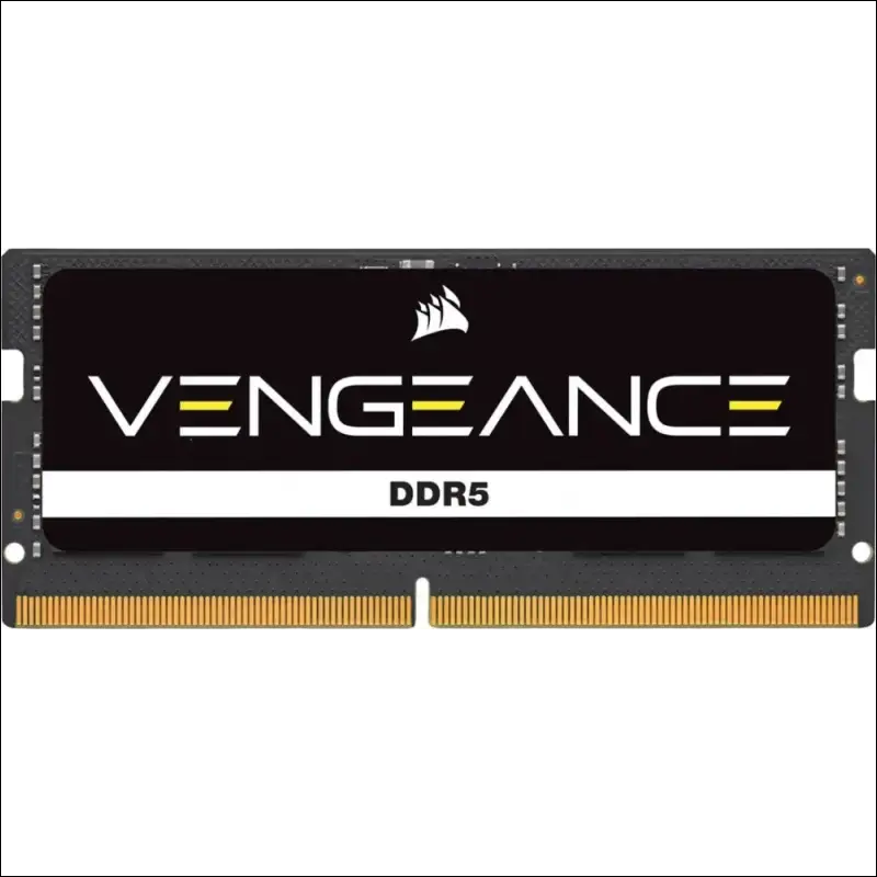 CORSAIR Vengeance DDR5 SODIMM 32GB (1x32GB) DDR5 5200MHz C44 Compatible with Nearly Any Intel and AMD System, Easy Installation, Faster Load Times, XMP 3.0 - Black...