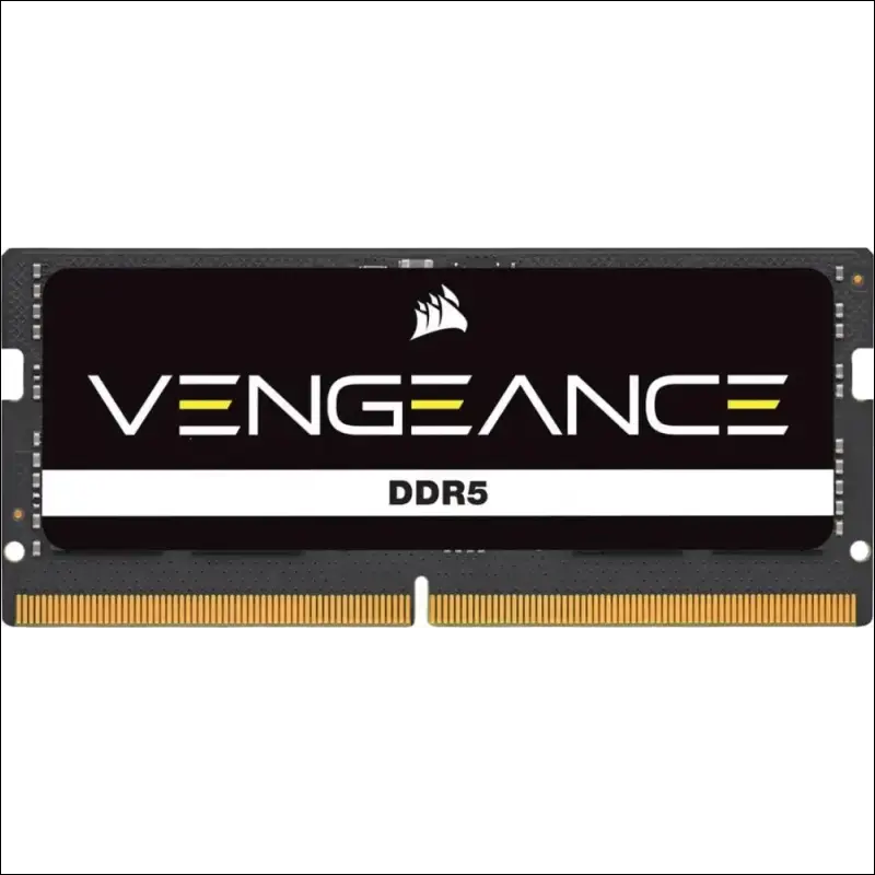 CORSAIR Vengeance DDR5 SODIMM 32GB (1x32GB) DDR5 5200MHz C44 Compatible with Nearly Any Intel and AMD System, Easy Installation, Faster Load Times, XMP 3.0 - Black...