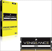 Vengeance DDR5 SODIMM 32GB (2X16Gb) DDR5 4800Mhz C40 (Compatible with Nearly Any Intel and AMD System,Easy Installation,Faster Load Times,Xmp 3.0 Compatibility) Black (CMSX32GX5M2A4800C40)