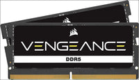 Vengeance DDR5 SODIMM 32GB (2X16Gb) DDR5 4800Mhz C40 (Compatible with Nearly Any Intel and AMD System,Easy Installation,Faster Load Times,Xmp 3.0 Compatibility) Black (CMSX32GX5M2A4800C40)