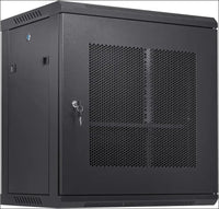VEVOR Wall Mount Network Server Cabinet 393.7 mm Deep Server Rack Cabinet Enclosure 90.72 kg Max. Ground-Mounted Load