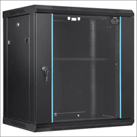 VEVOR Wall Mount Network Server Cabinet 393.7 mm Deep Server Rack Cabinet Enclosure 90.72 kg Max. Ground-Mounted Load