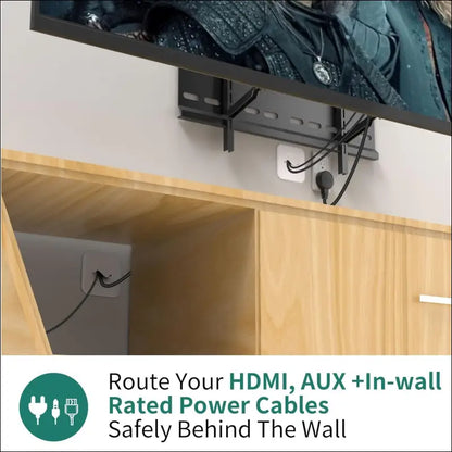 Wall Mount TV Cord Hider Kit