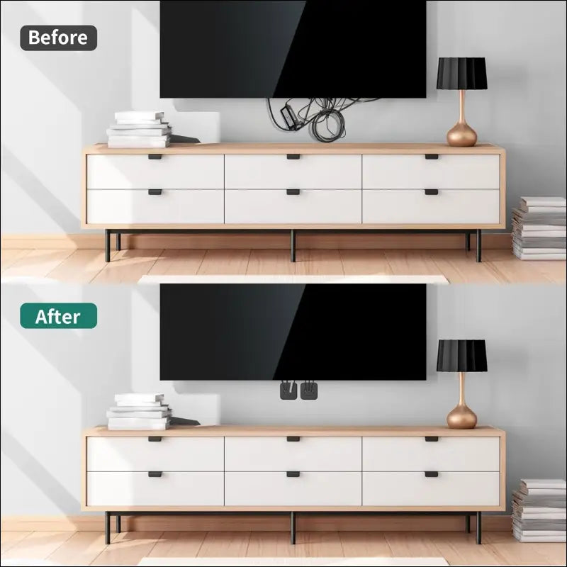 Wall Mount TV Cord Hider Kit