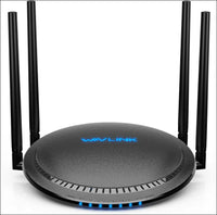 WAVLINK AC1200 Dual Band WiFi 5 Router,5 GHz + 2.4 GHz Wireless Internet WiFi Router for Home with WAN/LAN Gigabit