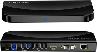Wavlink Dual Monitor Docking Station - 13-in-1 USB 3.0 4K Universal Laptop USB-C Hub for M1/M2 Mac, Windows, Thunderbolt 3&4, USB4 - 5*USB+2*HDMI+2*DP