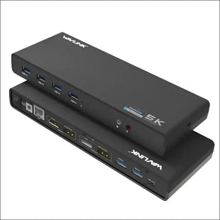 WAVLINK USB 3.0 and USB-C Dual 4K Display Universal Laptop Docking Station