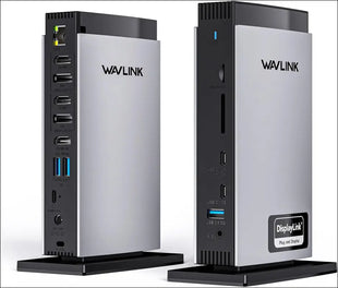 WAVLINK USB C Docking Station with 3 HDMI, 15 in 1 Laptop Dock Triple Monitor 4K+Dual 2K, 100W Charging for M1 M2 M3 Mac and Windows, 5 USB Ports,