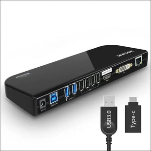 WAVLINK USB Laptop Docking Station Dual Monitors, DisplayLink Computer Dock for M1 M2 Mac and Windows, ChromeOS, Ubuntu 20.04/22.04 (HDMI &