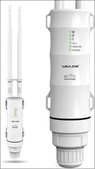 WAVLINK Weatherproof AC600 Outdoor Access Point/WiFi Range Extender/WiFi Repeater/Router, 2.4G 150Mbps + 5G 433Mbps Dual Band WiFi with 2xHigh Gain