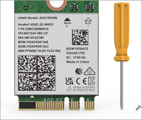 WAVLINK WiFi 6E PCIe AX5400M WiFi Card Network Card Tri-Band AX210 Wireless Adapter with Bluetooth 5.3 MU-MIMO WPA3