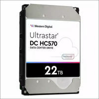 WD 22TB Ultrastar Enterprise 3.5" Hard Drive, SAS, 7200RPM, 512MB Cache