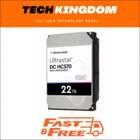 WD 22TB Ultrastar Enterprise 3.5" Hard Drive, SAS, 7200RPM, 512MB Cache