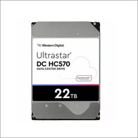 WD 22TB Ultrastar Enterprise 3.5" Hard Drive, SAS, 7200RPM, 512MB Cache