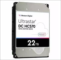 WD 22TB Ultrastar Enterprise 3.5" Hard Drive, SAS, 7200RPM, 512MB Cache