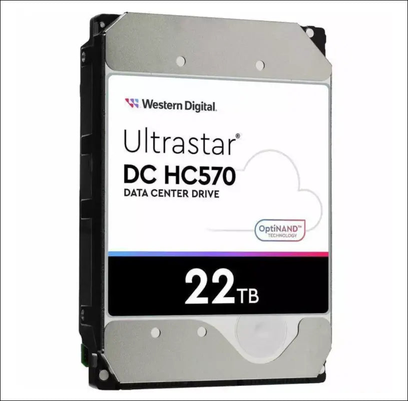 WD 22TB Ultrastar Enterprise 3.5" Hard Drive, SAS, 7200RPM, 512MB Cache