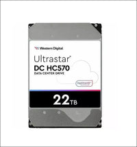 WD 22TB Ultrastar Enterprise 3.5" Hard Drive, SAS, 7200RPM, 512MB Cache