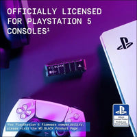 WD_BLACK 1TB SN850P NVMe M.2 SSD Officially Licensed Storage Expansion for PS5 Consoles, up to 7,300MB/s, with heatsink - WDBBYV0010BNC-WRSN