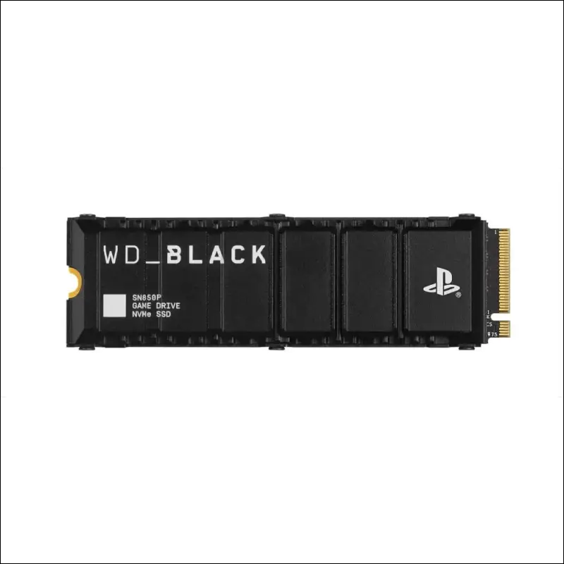 WD_BLACK 1TB SN850P NVMe M.2 SSD Officially Licensed Storage Expansion for PS5 Consoles, up to 7,300MB/s, with heatsink - WDBBYV0010BNC-WRSN