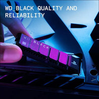 WD_BLACK 1TB SN850P NVMe M.2 SSD Officially Licensed Storage Expansion for PS5 Consoles, up to 7,300MB/s, with heatsink - WDBBYV0010BNC-WRSN