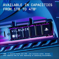 WD_BLACK 1TB SN850P NVMe M.2 SSD Officially Licensed Storage Expansion for PS5 Consoles, up to 7,300MB/s, with heatsink - WDBBYV0010BNC-WRSN