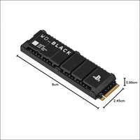 WD_BLACK SN850P 4TB NVMe SSD Officially Licensed for PS5 Consoles (Internal Gaming SSD; Optimised Heatsink; PCIe Gen4 Technology, Up to 7300MB/s Read, M.2 2280)