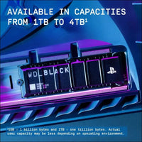 WD_BLACK SN850P 4TB NVMe SSD Officially Licensed for PS5 Consoles (Internal Gaming SSD; Optimised Heatsink; PCIe Gen4 Technology, Up to 7300MB/s Read, M.2 2280)
