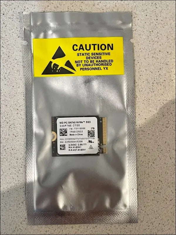 Western Digital 2TB SSD WD SN740 2TB M.2 2230 SSD NVMe PCIe Gen4