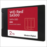 Western Digital 2TB WD Red SA500 NAS 3D NAND Internal SSD Solid State Drive - SATA III 6 Gb/s, 2.5"/7mm, Up to 560 MB/s - WDS200T2R0A
