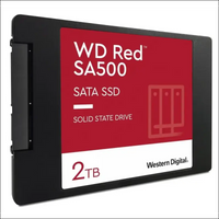 Western Digital 2TB WD Red SA500 NAS 3D NAND Internal SSD Solid State Drive - SATA III 6 Gb/s, 2.5"/7mm, Up to 560 MB/s - WDS200T2R0A