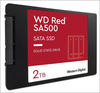 Western Digital 2TB WD Red SA500 NAS 3D NAND Internal SSD Solid State Drive - SATA III 6 Gb/s, 2.5"/7mm, Up to 560 MB/s - WDS200T2R0A