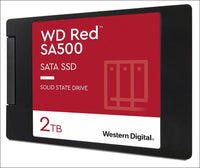 Western Digital 2TB WD Red SA500 NAS 3D NAND Internal SSD Solid State Drive - SATA III 6 Gb/s, 2.5"/7mm, Up to 560 MB/s - WDS200T2R0A