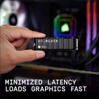 Western Digital Black SN850X NVMe, 1 TB, PCIE GEN4, M.2 Form Factor, 5 Year